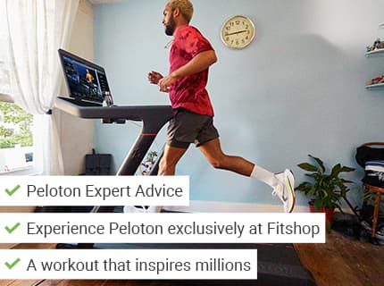 Peloton -osastoilla Fitshop